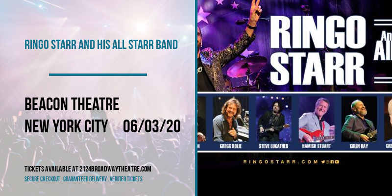 Ringo Starr and His All Starr Band at Beacon Theatre tickets Ringo Starr and His All Starr Band at Beacon Theatre
