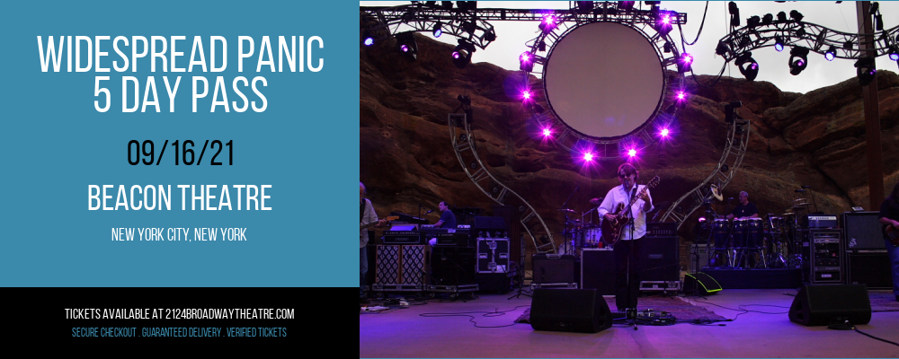 Widespread Panic - 5 Day Pass at Beacon Theatre tickets Widespread Panic - 5 Day Pass at Beacon Theatre