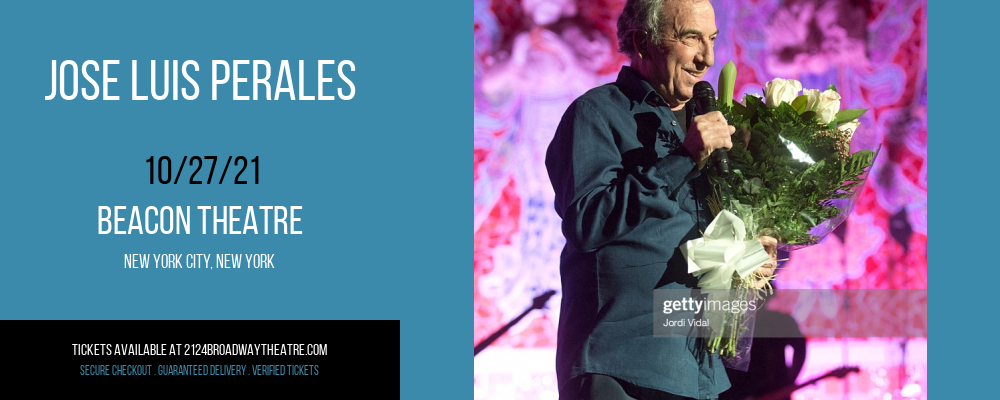 Jose Luis Perales at Beacon Theatre tickets Jose Luis Perales at Beacon Theatre