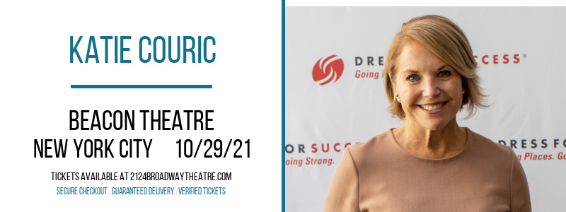Katie Couric at Beacon Theatre tickets Katie Couric at Beacon Theatre