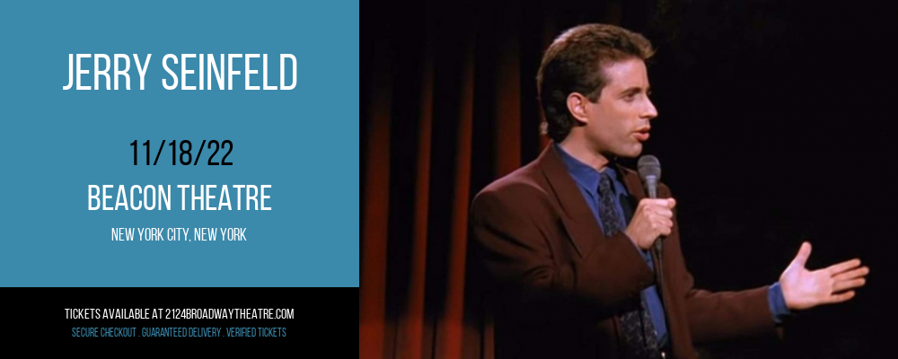 Jerry Seinfeld at Beacon Theatre tickets Jerry Seinfeld at Beacon Theatre