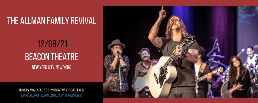 The Allman Family Revival at Beacon Theatre tickets The Allman Family Revival at Beacon Theatre