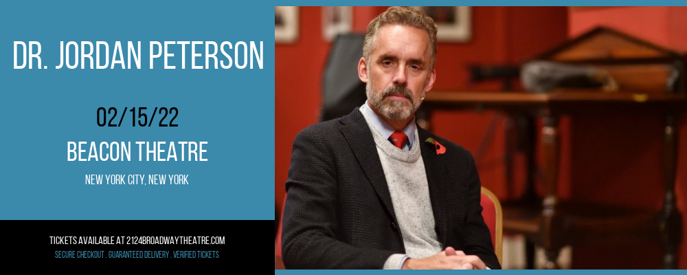 Dr. Jordan Peterson at Beacon Theatre tickets Dr. Jordan Peterson at Beacon Theatre