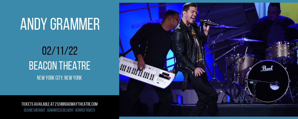 Andy Grammer at Beacon Theatre tickets Andy Grammer at Beacon Theatre