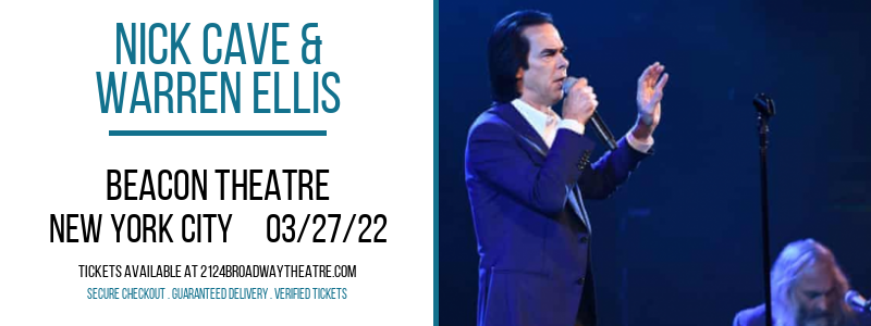 Nick Cave & Warren Ellis at Beacon Theatre