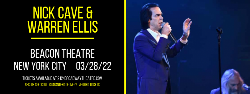Nick Cave & Warren Ellis at Beacon Theatre tickets Nick Cave & Warren Ellis at Beacon Theatre
