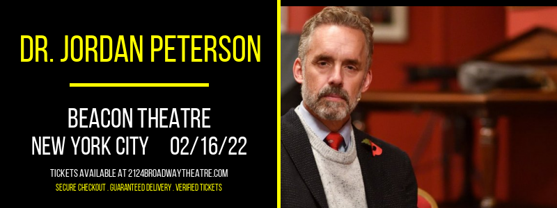 Dr. Jordan Peterson at Beacon Theatre tickets Dr. Jordan Peterson at Beacon Theatre