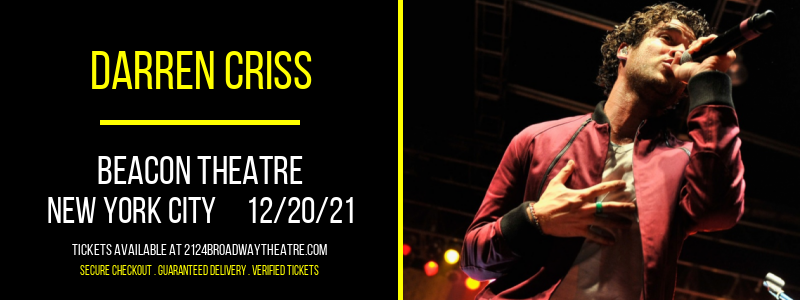 Darren Criss at Beacon Theatre