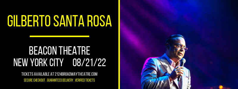 Gilberto Santa Rosa at Beacon Theatre
