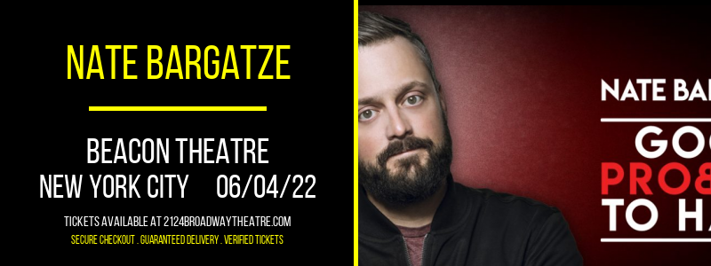Nate Bargatze at Beacon Theatre tickets Nate Bargatze at Beacon Theatre
