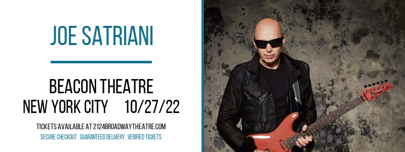 Joe Satriani at Beacon Theatre tickets Joe Satriani at Beacon Theatre
