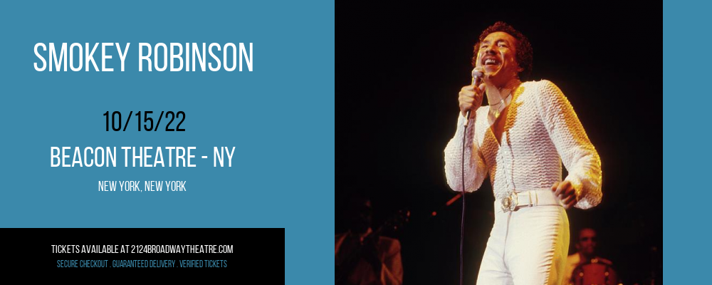 Smokey Robinson at Beacon Theatre tickets Smokey Robinson at Beacon Theatre