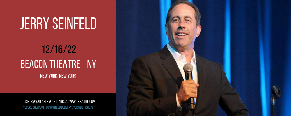 Jerry Seinfeld at Beacon Theatre