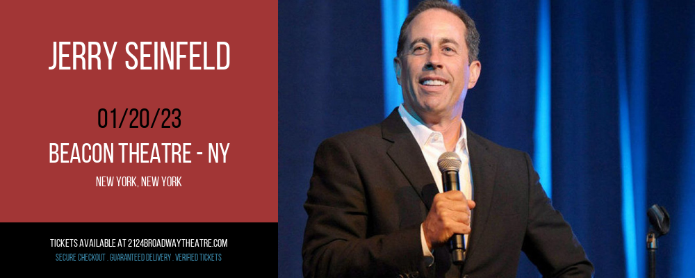 Jerry Seinfeld at Beacon Theatre tickets Jerry Seinfeld at Beacon Theatre