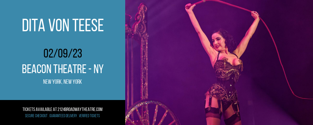 Dita Von Teese at Beacon Theatre tickets Dita Von Teese at Beacon Theatre