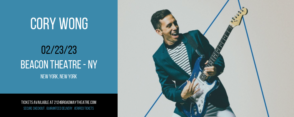 Cory Wong at Beacon Theatre tickets Cory Wong at Beacon Theatre