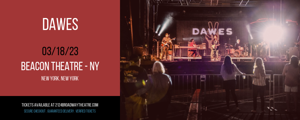 Dawes at Beacon Theatre tickets Dawes at Beacon Theatre