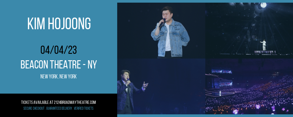 Kim Hojoong at Beacon Theatre tickets Kim Hojoong at Beacon Theatre