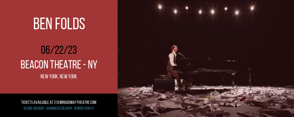 Ben Folds at Beacon Theatre tickets Ben Folds at Beacon Theatre