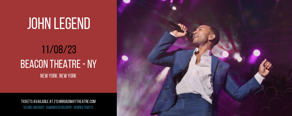 John Legend at Beacon Theatre - NY