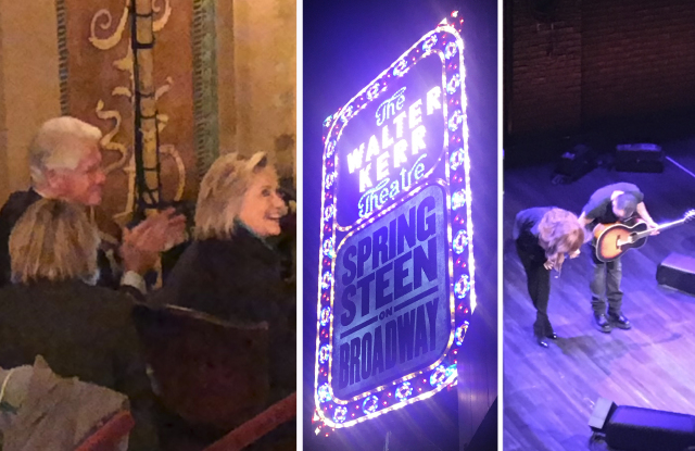 Bill and Hillary Clinton at Beacon Theatre