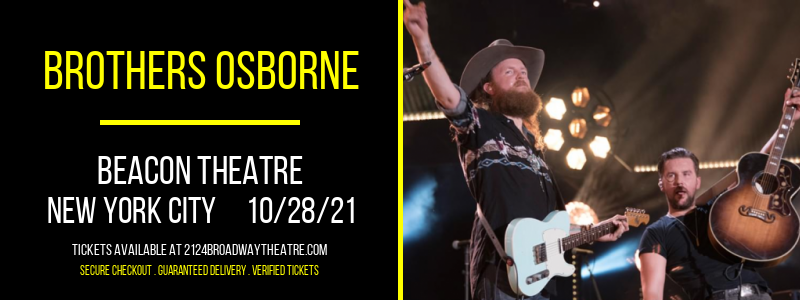 Brothers Osborne at Beacon Theatre tickets Brothers Osborne at Beacon Theatre