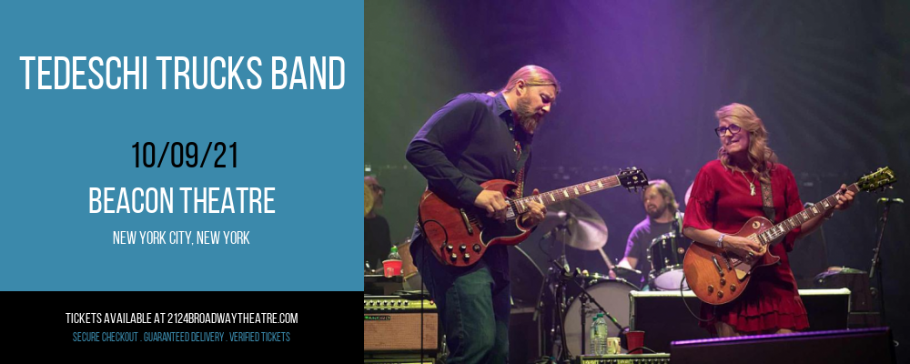 Tedeschi Trucks Band at Beacon Theatre tickets Tedeschi Trucks Band at Beacon Theatre