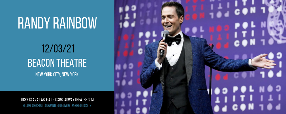 Randy Rainbow at Beacon Theatre tickets Randy Rainbow at Beacon Theatre