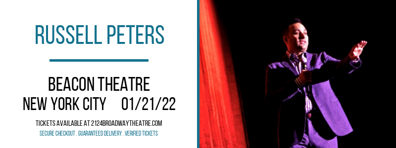 Russell Peters at Beacon Theatre tickets Russell Peters at Beacon Theatre