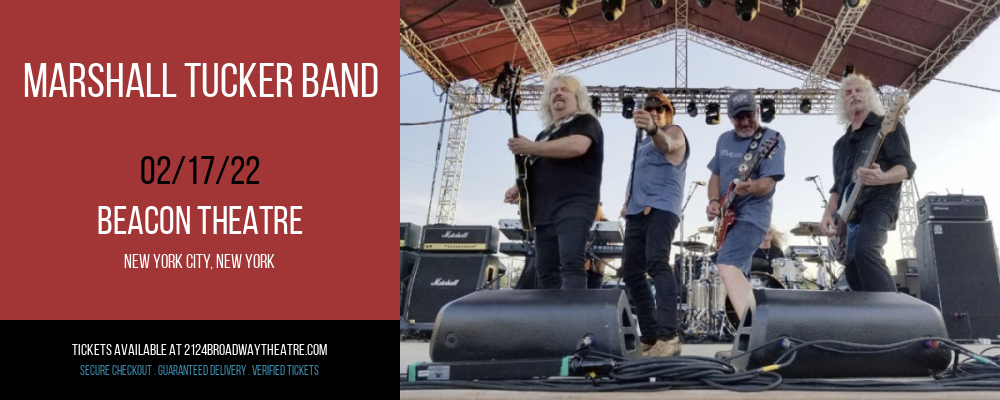 Marshall Tucker Band at Beacon Theatre tickets Marshall Tucker Band at Beacon Theatre