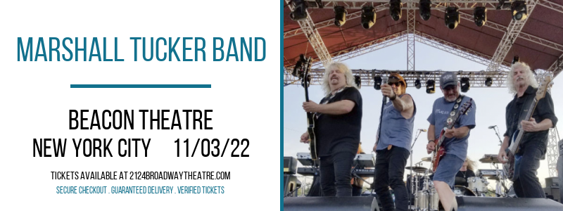 Marshall Tucker Band at Beacon Theatre tickets Marshall Tucker Band at Beacon Theatre