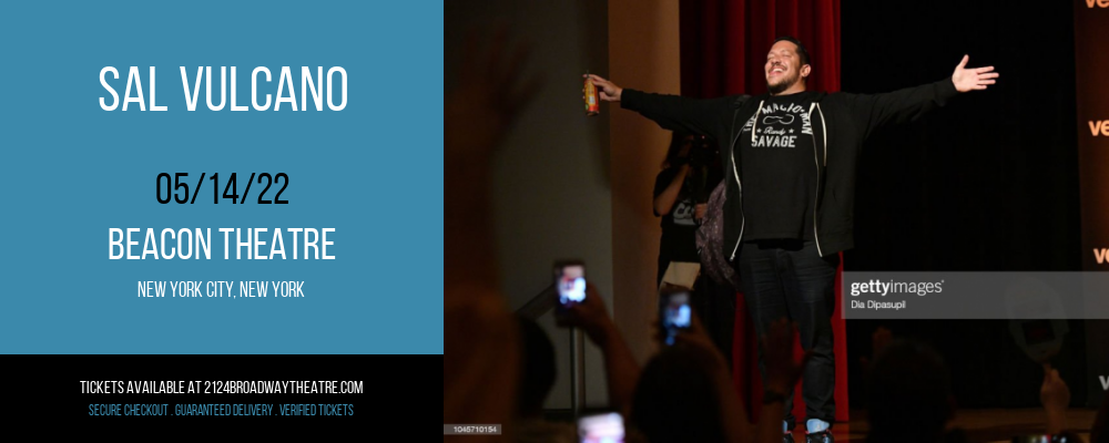 Sal Vulcano at Beacon Theatre tickets Sal Vulcano at Beacon Theatre