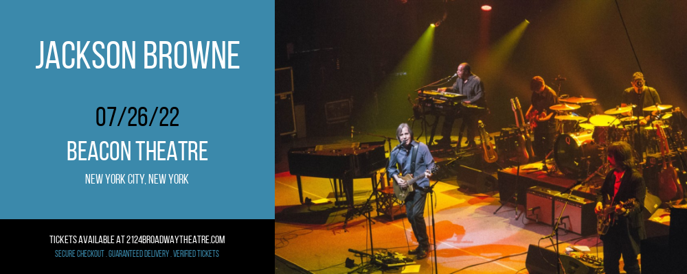 Jackson Browne at Beacon Theatre tickets Jackson Browne at Beacon Theatre