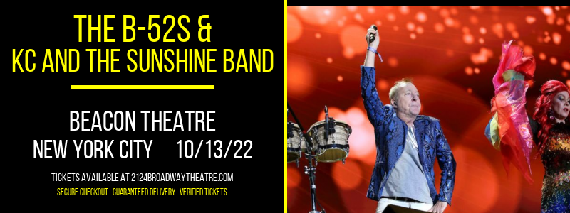 The B-52s & KC and The Sunshine Band at Beacon Theatre