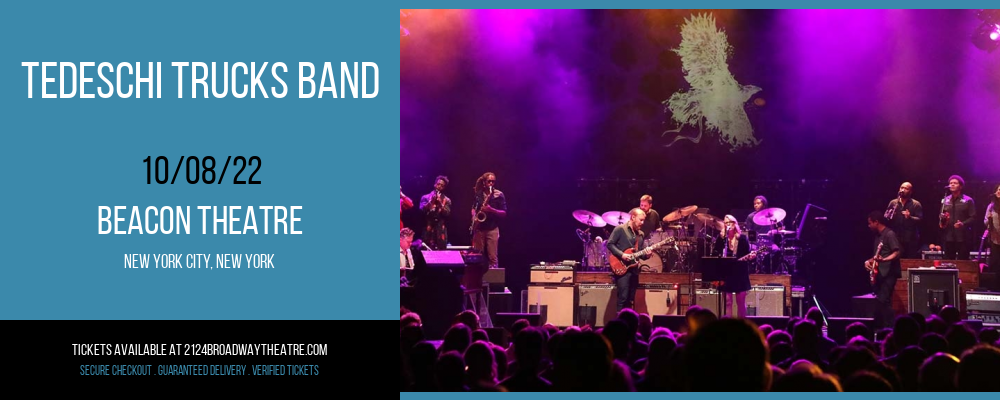 Tedeschi Trucks Band at Beacon Theatre tickets Tedeschi Trucks Band at Beacon Theatre