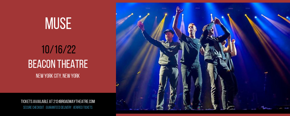Muse at Beacon Theatre tickets Muse at Beacon Theatre