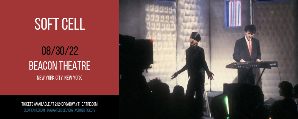 Soft Cell at Beacon Theatre tickets Soft Cell at Beacon Theatre