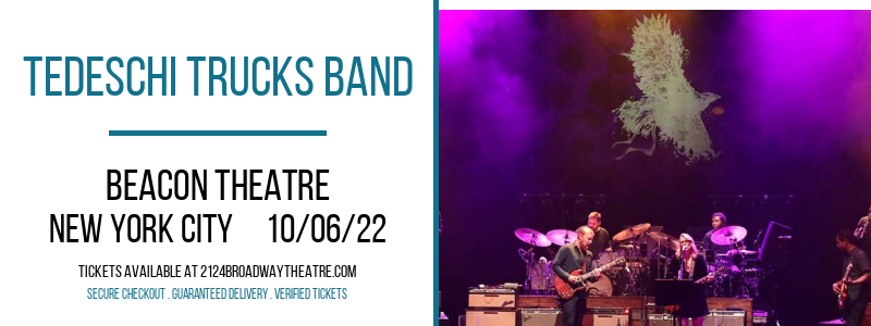 Tedeschi Trucks Band at Beacon Theatre tickets Tedeschi Trucks Band at Beacon Theatre