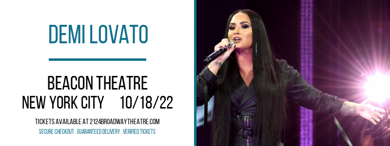 Demi Lovato at Beacon Theatre tickets Demi Lovato at Beacon Theatre
