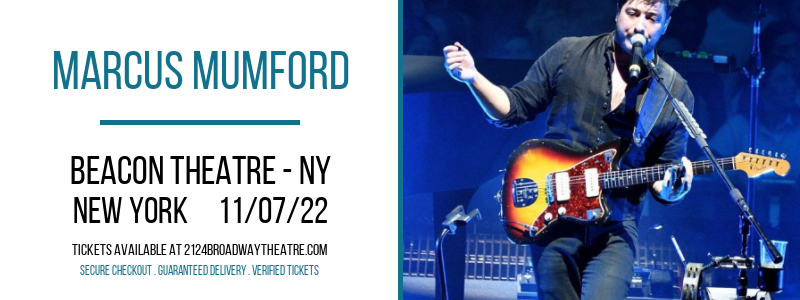 Marcus Mumford at Beacon Theatre tickets Marcus Mumford at Beacon Theatre