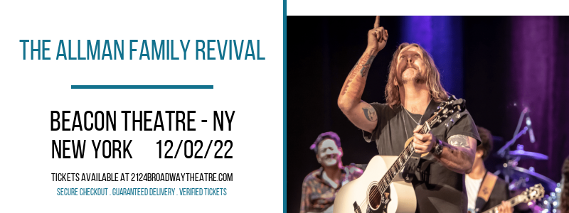 The Allman Family Revival at Beacon Theatre tickets The Allman Family Revival at Beacon Theatre