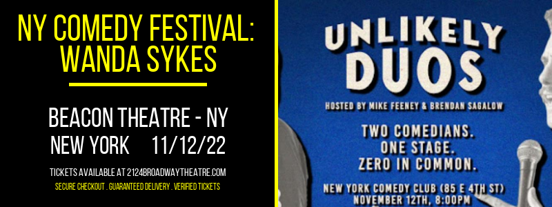 NY Comedy Festival: Wanda Sykes at Beacon Theatre tickets NY Comedy Festival: Wanda Sykes at Beacon Theatre