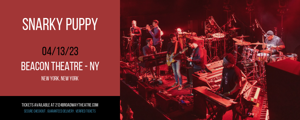 Snarky Puppy at Beacon Theatre tickets Snarky Puppy at Beacon Theatre