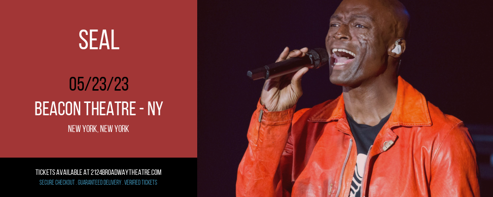 Seal at Beacon Theatre tickets Seal at Beacon Theatre