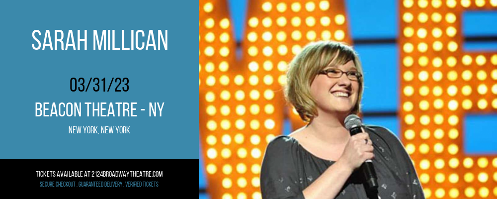 Sarah Millican at Beacon Theatre tickets Sarah Millican at Beacon Theatre
