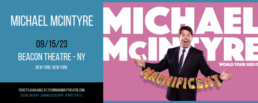 Michael McIntyre at Beacon Theatre tickets Michael McIntyre at Beacon Theatre