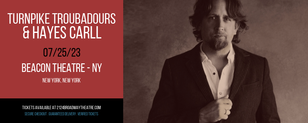 Turnpike Troubadours & Hayes Carll at Beacon Theatre tickets Turnpike Troubadours & Hayes Carll at Beacon Theatre