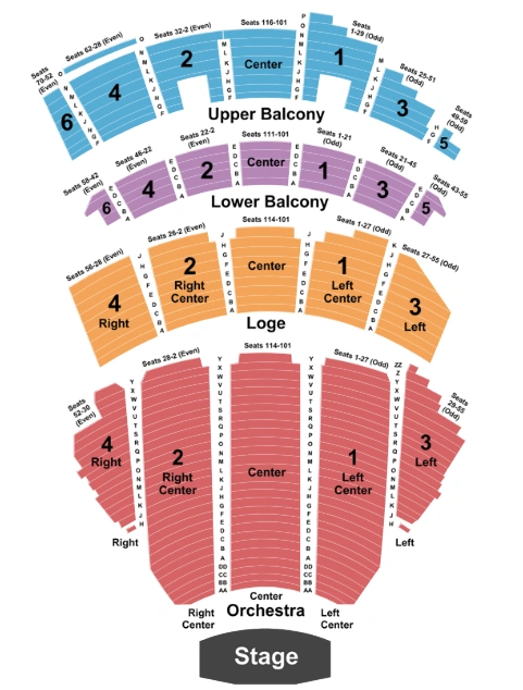 beacon theatre - ny seating chart