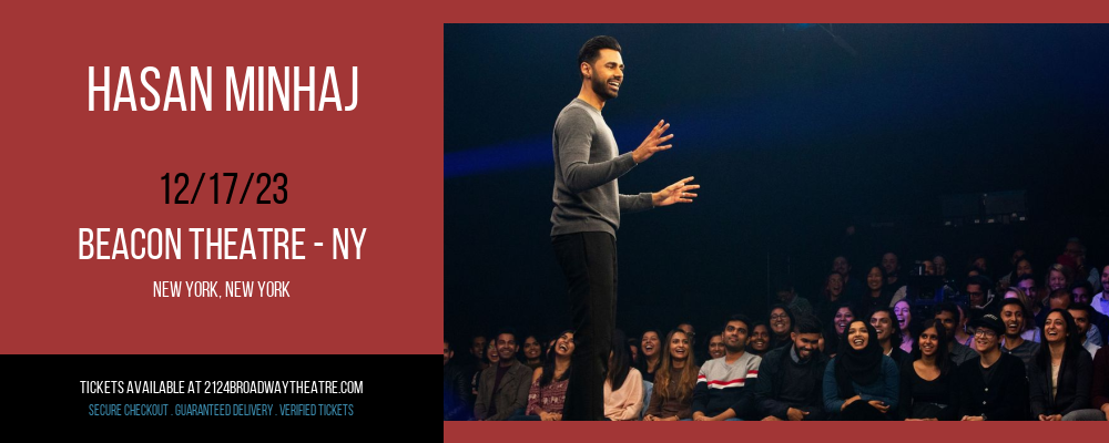 Hasan Minhaj at Beacon Theatre - NY