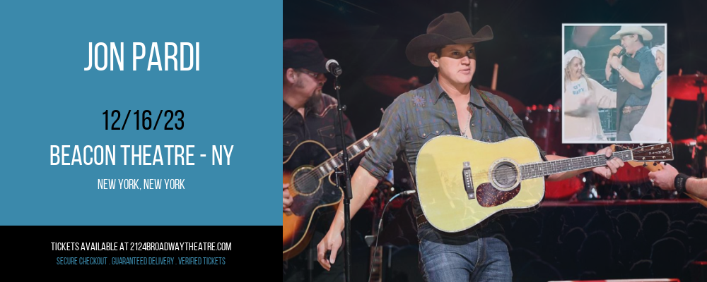 Jon Pardi at Beacon Theatre - NY